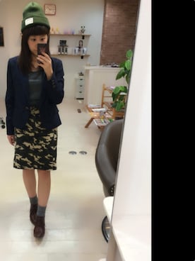 「archives（アルシーヴ）のアイテム（ブーティ）」を使った、いく♡さん（レディース・153cm）の秋コーディネート