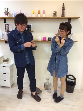 「コラボレーション」｜「アイテム（その他）」を使った、いく♡さん（レディース・153cm）の秋コーディネート
