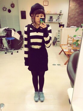 いく♡さん（レディース・153cm）の冬コーディネート