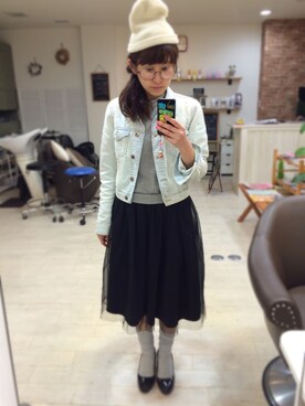 いく♡さん（レディース・153cm）の春コーディネート