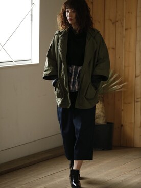 「sabena（サベナ）のアイテム」を使った、Sabenaさん（レディース・164cm）の秋コーディネート