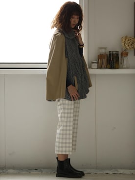 「sabena（サベナ）のアイテム」を使った、Sabenaさん（レディース・164cm）の冬コーディネート