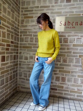 「sabena（サベナ）のアイテム」を使った、Sabenaさん（レディース・162cm）の冬コーディネート