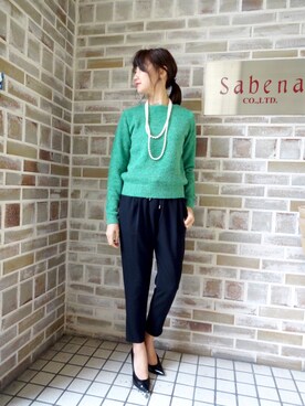 「sabena（サベナ）のアイテム」を使った、Sabenaさん（レディース・162cm）の冬コーディネート