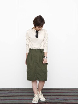 「sabena（サベナ）のアイテム」を使った、Sabenaさん（レディース・162cm）の冬コーディネート