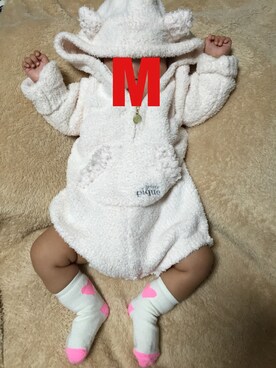 「babyGAP（babyGAP）のアイテム（その他ベビー用品、ホワイト系）」を使った、M/Ｋさん（キッズ）の冬コーディネート