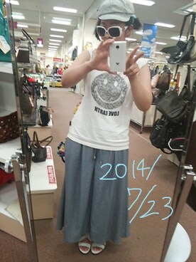 「水兵」｜宮崎鈴子さん（レディース・160cm）の夏コーディネート
