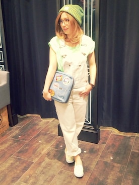 「Lee（リー）のアイテム（財布/小物）」を使った、ayakaさん（レディース・156cm）の春コーディネート