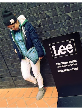 「アイテム（クラッチバッグ）」を使った、ayakaさん（レディース・156cm・20代）の冬コーディネート