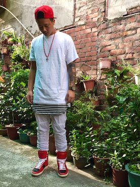 「circus（サーカス）のアイテム（アクセサリー）」を使った、Mr.GCTCさん（メンズ・178cm）の夏コーディネート