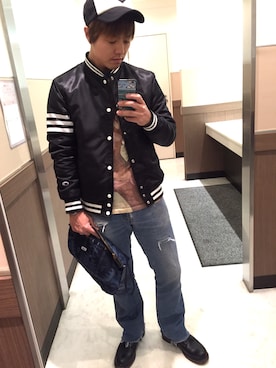 RonHerman VINTAGEのスタジャンを使ったメンズ人気ファッション