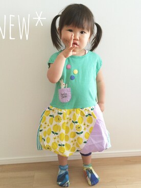 「子供服」｜kiyoppuさん（キッズ・90cm）の春コーディネート