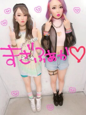 「FIG&VIPER（フィグアンドバイパー）のアイテム（その他トップス）」を使った、micu❤︎さん（レディース・162cm）の秋コーディネート