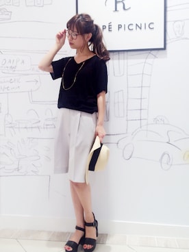 能美友貴さん（レディース・154cm）の夏コーディネート