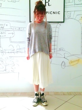 能美友貴さん（レディース・154cm）の冬コーディネート