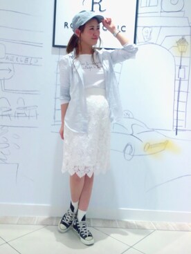 能美友貴さん（レディース・154cm）の冬コーディネート