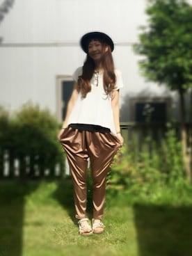 「loaf（ローフ）のアイテム」を使った、ワンダーねこビールさん（レディース・162cm）の夏コーディネート