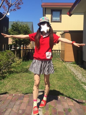 「SNOWPY（スノウピー）のアイテム」を使った、ワンダーねこビールさん（レディース・163cm）の春コーディネート