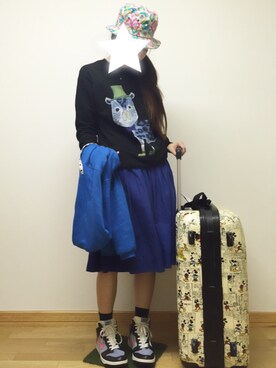 「SNOWPY（スノウピー）のアイテム」を使った、ワンダーねこビールさん（レディース・162cm）の秋コーディネート