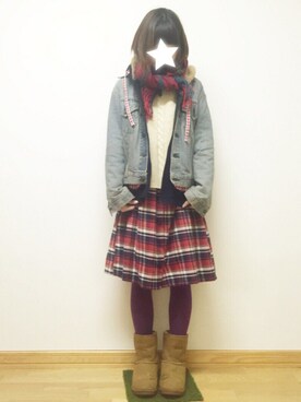 「SNOWPY（スノウピー）のアイテム」を使った、ワンダーねこビールさん（レディース・162cm）の秋コーディネート