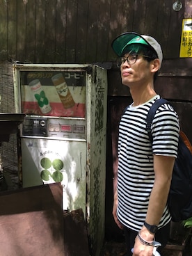 「nonnative（ノンネイティブ）のアイテム（アクセサリー）」を使った、m5chさん（メンズ・172cm）の夏コーディネート