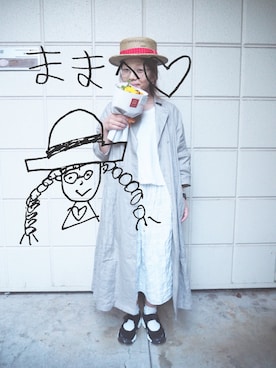 higumarukaさん（レディース・152cm）の春コーディネート