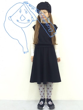 「Kukka Lucca（クッカ　ルッカ）のアイテム」を使った、higumarukaさん（レディース・152cm）の秋コーディネート