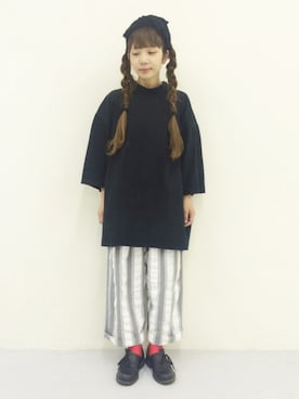 「Kukka Lucca（クッカ　ルッカ）のアイテム」を使った、higumarukaさん（レディース・152cm）の春コーディネート