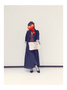 「アイテム（バレエシューズ）」を使った、TOYさん（レディース・153cm・20代）の秋コーディネート