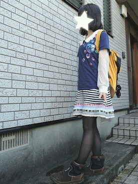 「にゃー」｜「アイテム（財布/小物）」を使った、しぃｏさん（レディース・159cm）の秋コーディネート