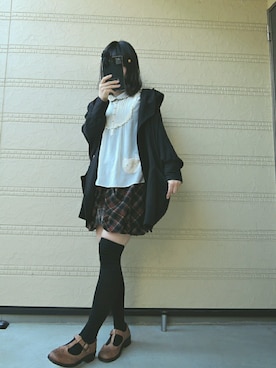 「ウィングチップ」｜しぃｏさん（レディース・159cm）の秋コーディネート