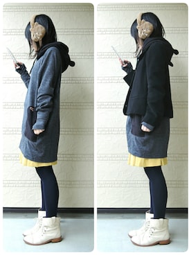 しぃｏさん（レディース・159cm）の冬コーディネート