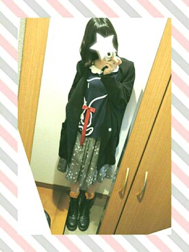 「Mimpie（ミンピ）のアイテム」を使った、しぃｏさん（レディース・159cm）の春コーディネート