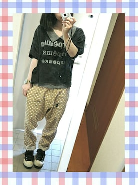 「kuskus（クスクス）のアイテム」を使った、しぃｏさん（レディース・159cm）の春コーディネート