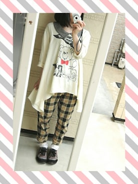 「bortsprungt.（ボシュプルメット）のアイテム」を使った、しぃｏさん（レディース・159cm）の夏コーディネート