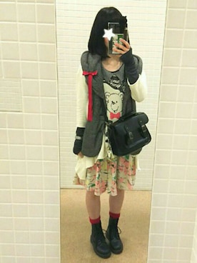 「bortsprungt.（ボシュプルメット）のアイテム」を使った、しぃｏさん（レディース・159cm）の春コーディネート