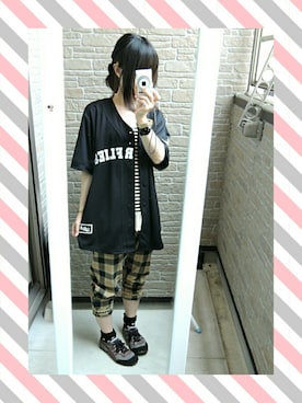 「FRAPBOIS（フラボア）のアイテム（リング）」を使った、しぃｏさん（レディース・159cm）の夏コーディネート