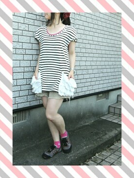 しぃｏさん（レディース・159cm）の夏コーディネート