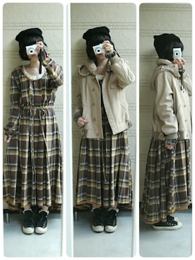 しぃｏさん（レディース・159cm）の秋コーディネート