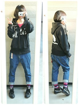 しぃｏさん（レディース・159cm）の冬コーディネート