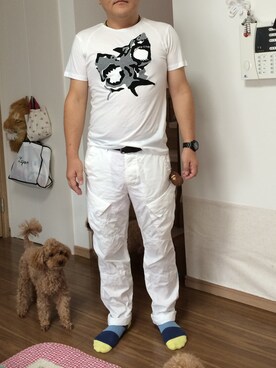 「アイテム（アナログ腕時計）」を使った、かつさん（メンズ・174cm・40代）の秋コーディネート