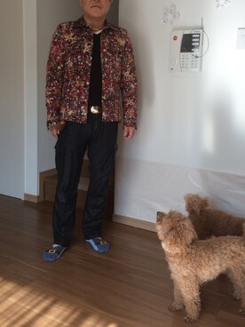 「Paul Smith（ポールスミス）のアイテム（ダウンジャケット/コート）」を使った、かつさん（メンズ・175cm）の秋コーディネート