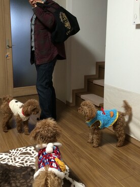 「エコバッグ」｜「アイテム（福袋/福箱）」を使った、かつさん（メンズ・175cm）の冬コーディネート