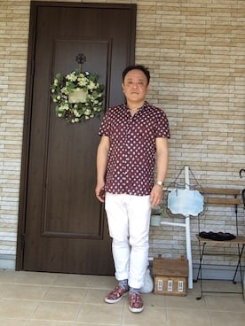 「アイテム（腕時計）」を使った、かつさん（メンズ・174cm・50代）の春コーディネート