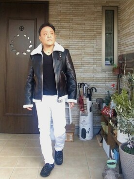 「アイテム（アクセサリー）」を使った、かつさん（メンズ・174cm・50代）の冬コーディネート