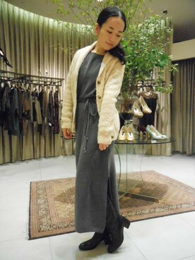 Noble 日本橋店 スタッフ1さん（レディース・163cm）の秋コーディネート