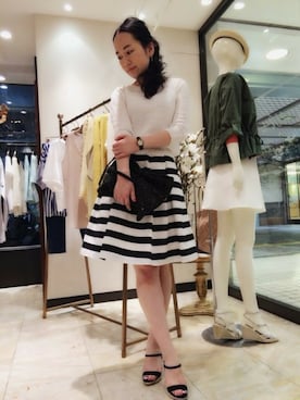 Noble 日本橋店 スタッフ1さん（レディース・163cm）の春コーディネート