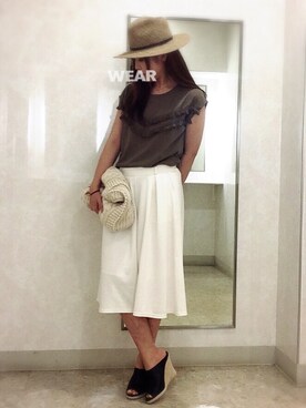 ぱんさん（レディース・163cm）の夏コーディネート