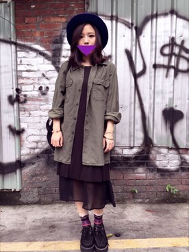 「Marc by Marc Jacobs（マークバイマークジェイコブス）のアイテム（アクセサリー）」を使った、J🌝さん（レディース・155cm）の春コーディネート