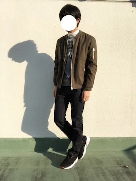 ナカユウさん（メンズ・174cm）の秋コーディネート